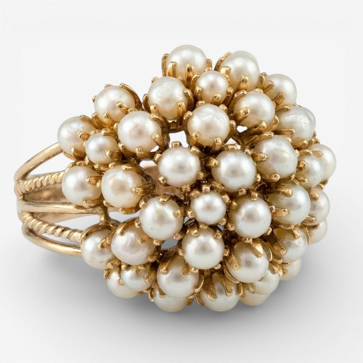 Bush - Bague Pérles Enveloppées