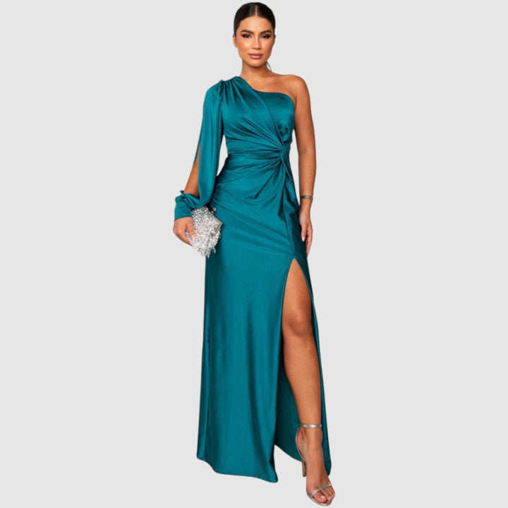 Meda - Robe maxi élégante à une épaule