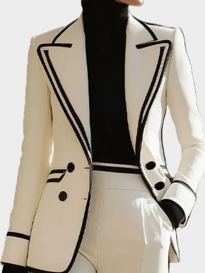 Hélène – ensemble de costume à double boutonnage