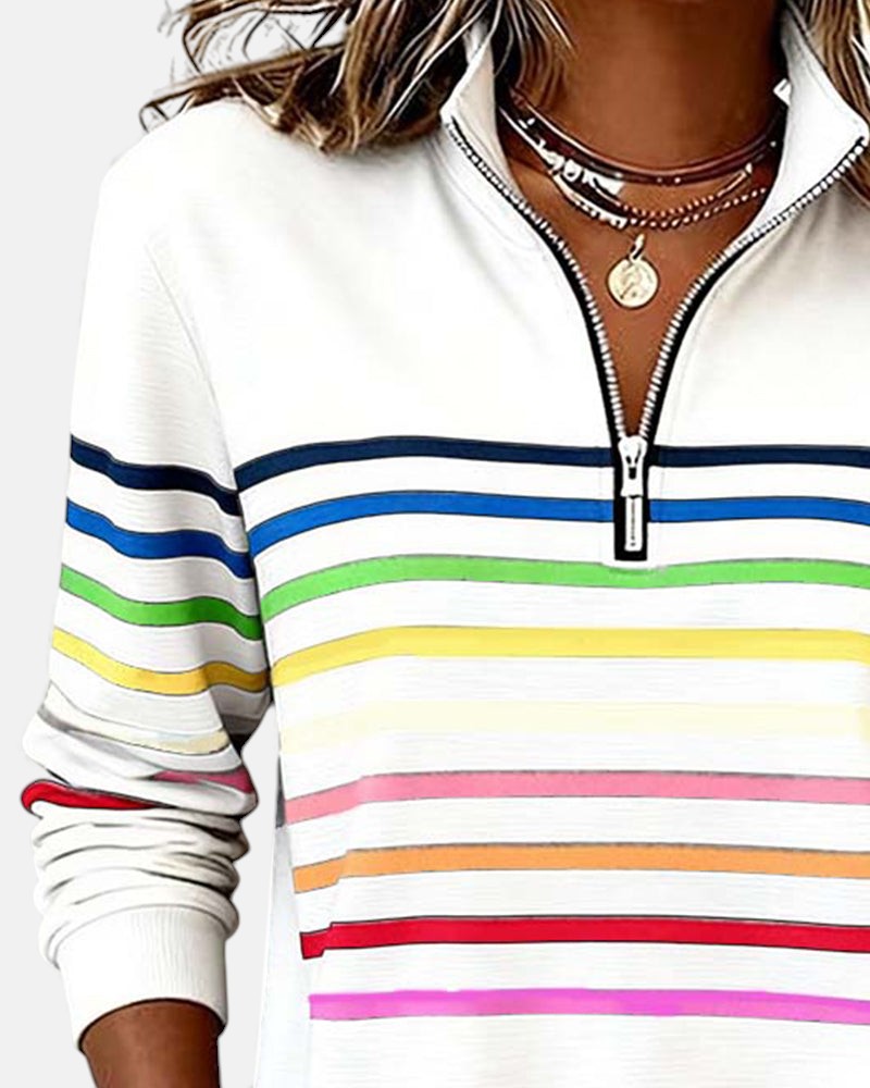 Andrea – Pull à rayures pour femme
