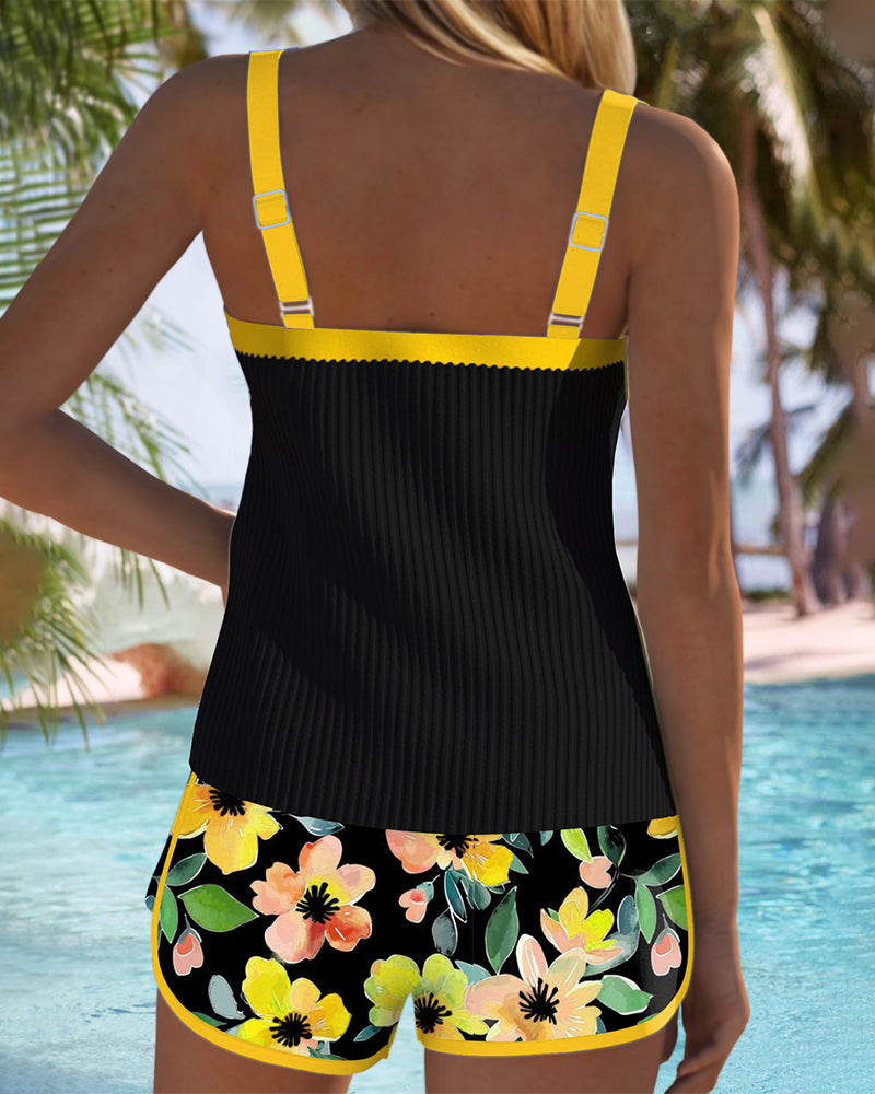 Élise | Tankini Deux Pièces Élégant