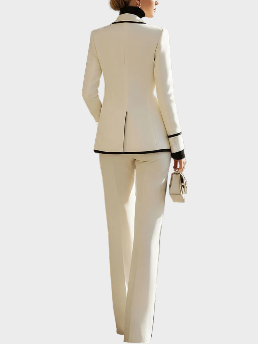 Hélène – ensemble de costume à double boutonnage
