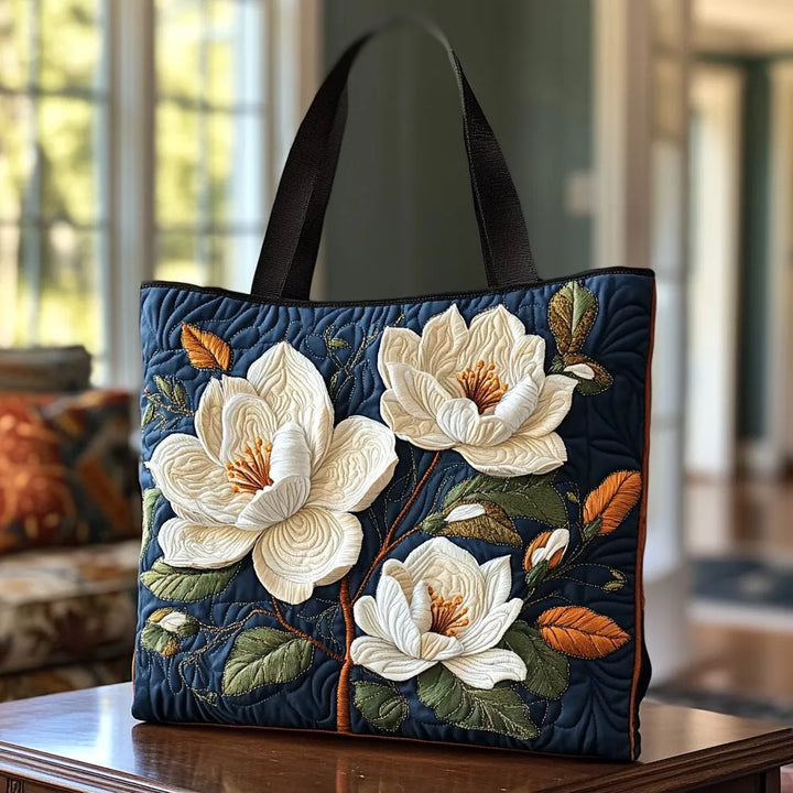 Sac Artisanal Matelassé - Magnolia Délicate