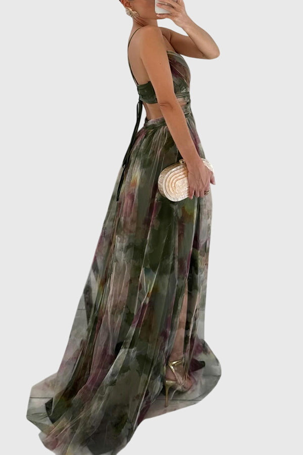 Caroline | Robe Maxi Fleurie