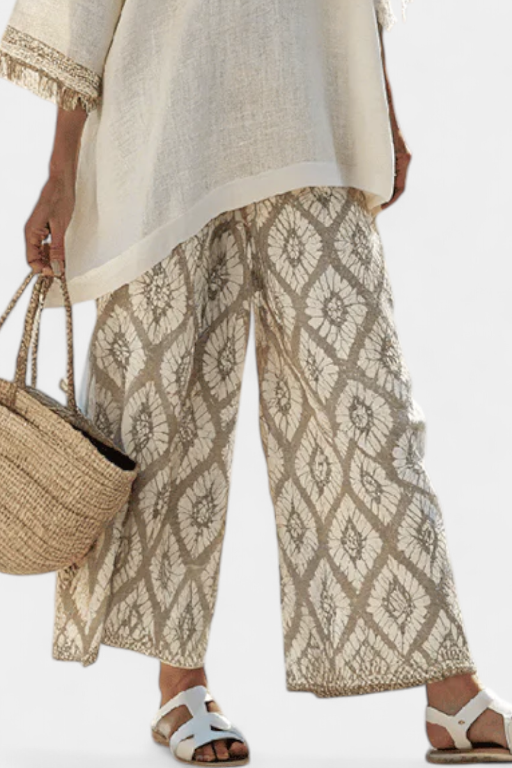 Élodie | Ensemble Boho Chic Élégant avec Blouse Longue