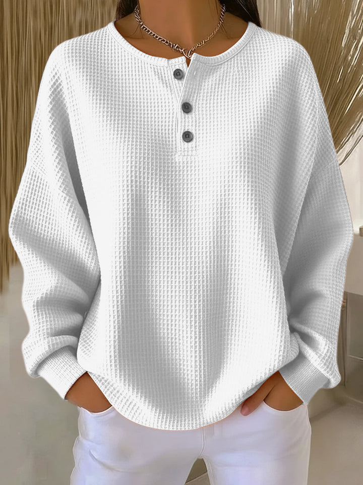 Michèle – Pull femme élégant avec boutons