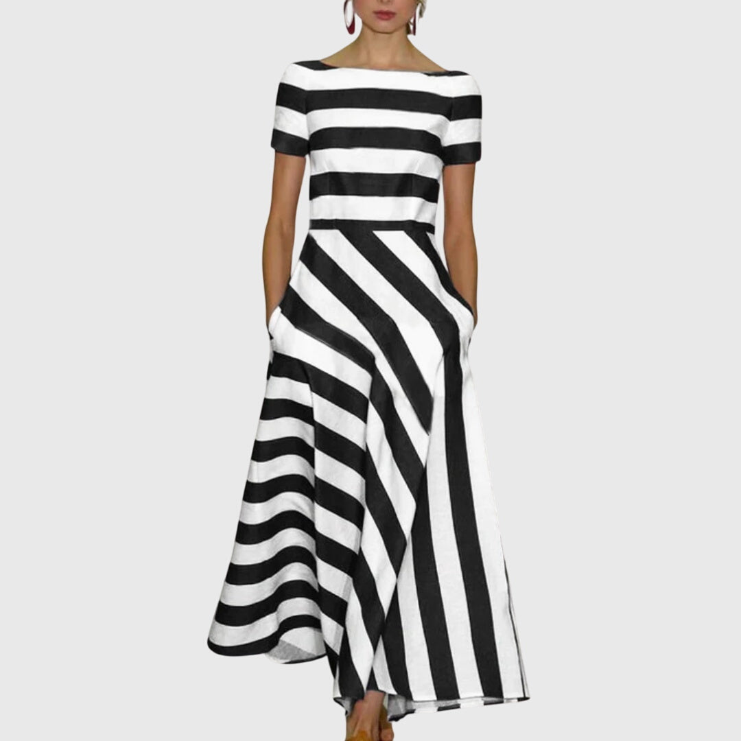 Carly | Robe Rayée