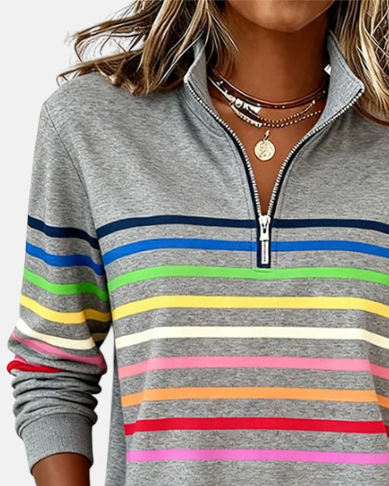 Andrea – Pull à rayures pour femme