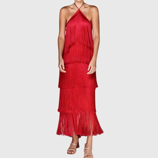 Monique | Robe à Franges