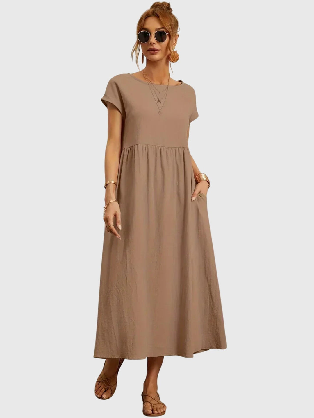 Giselle | Robe Décontractée avec Poches