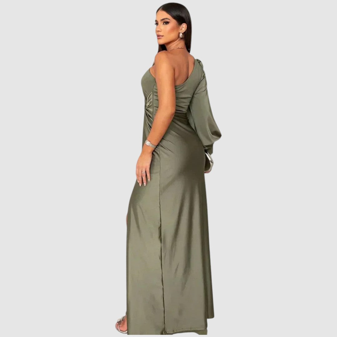 Meda - Robe maxi élégante à une épaule