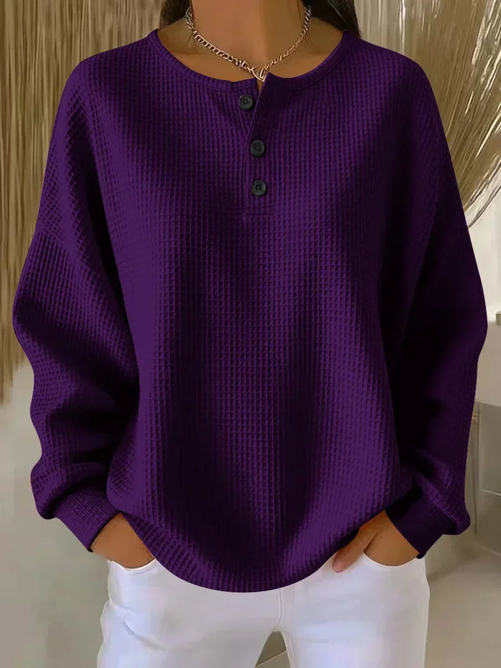 Michèle – Pull femme élégant avec boutons