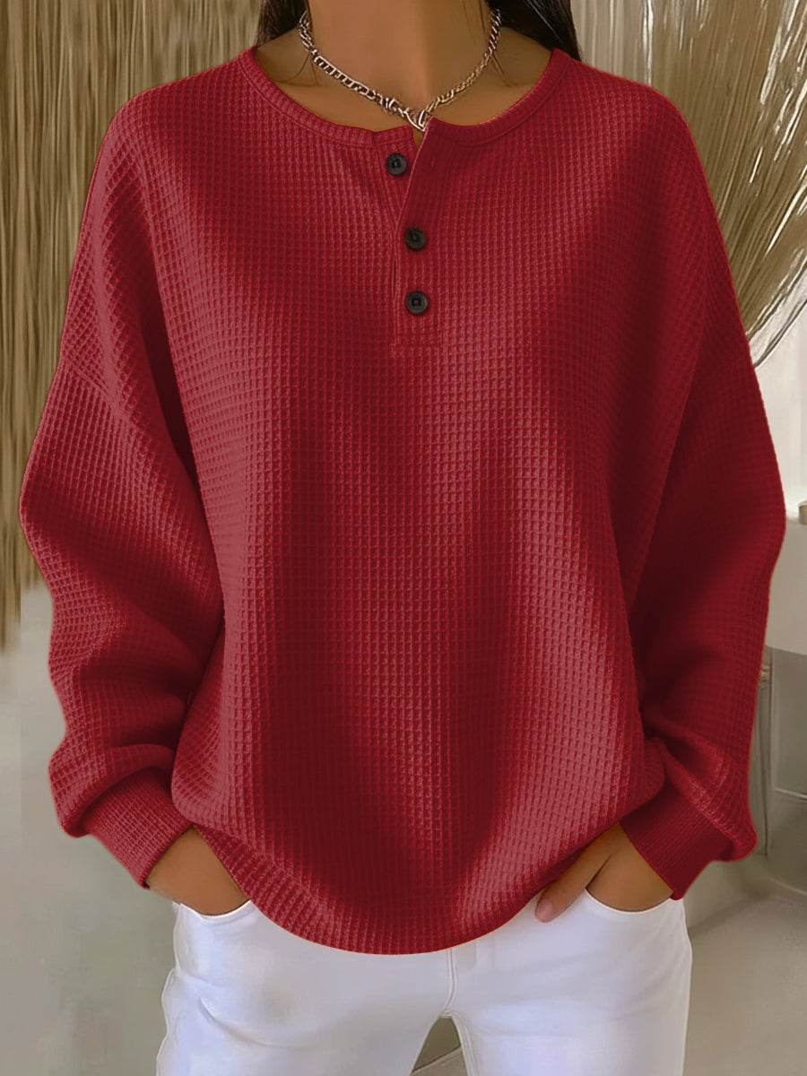 Michèle – Pull femme élégant avec boutons