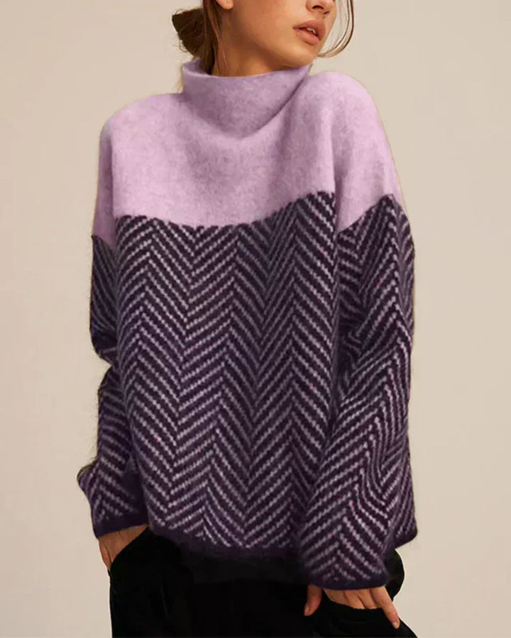 Norah | Pull en Coton à Col Montant