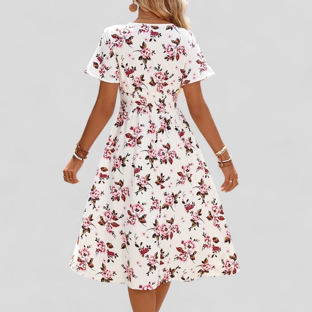 Gretalise | Robe Midi d'Été Confortable