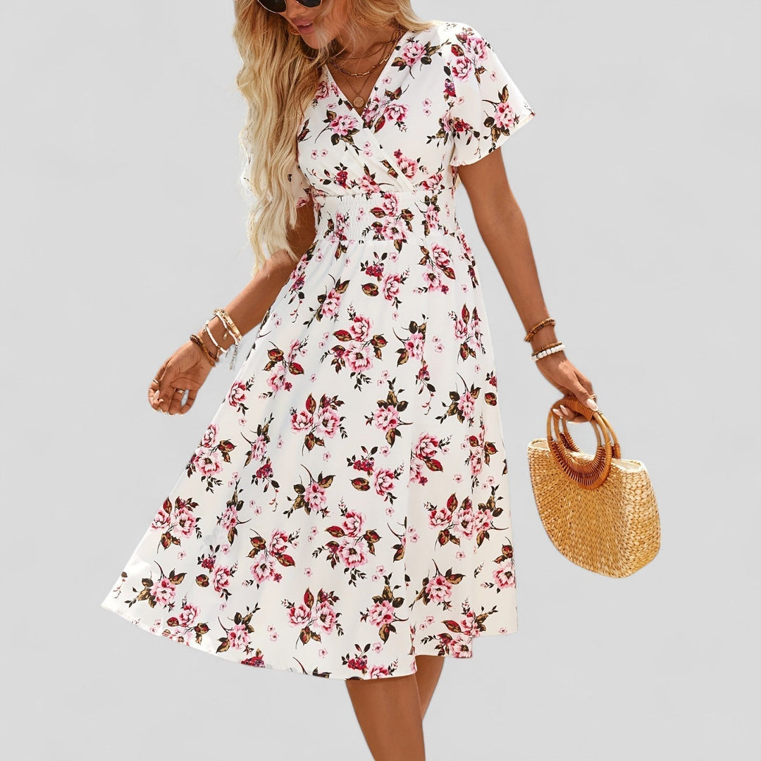 Gretalise | Robe Midi d'Été Confortable