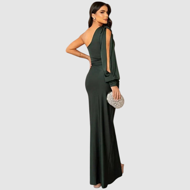 Meda - Robe maxi élégante à une épaule