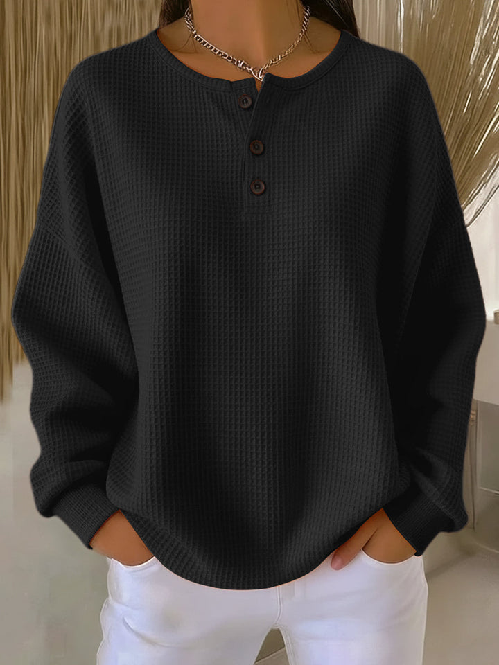 Michèle – Pull femme élégant avec boutons