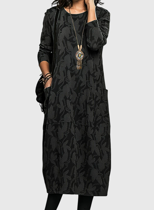 Victoria | Robe Décontractée à Col Rond