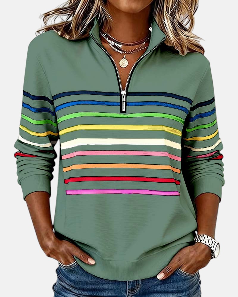 Andrea – Pull à rayures pour femme