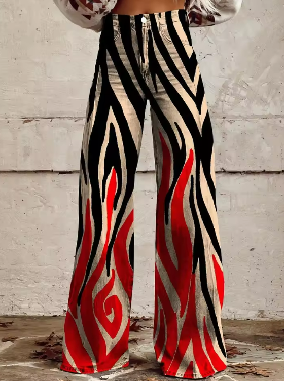 Véronique | Pantalon Imprimé Bohème