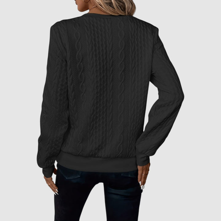 Rosalie - Pull tressé élégant