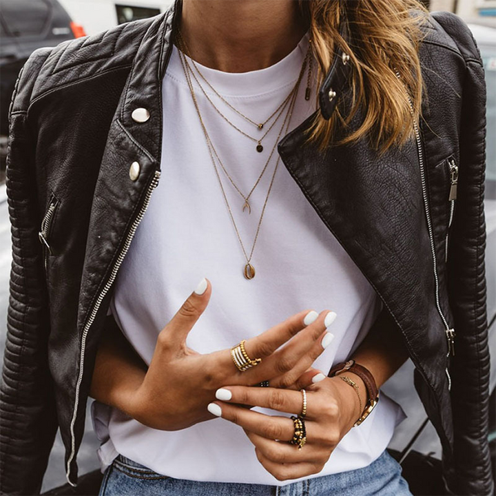 Janet | Veste en Cuir Véritable