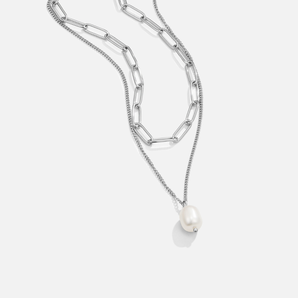 Victoire-Marie – Collier au design double
