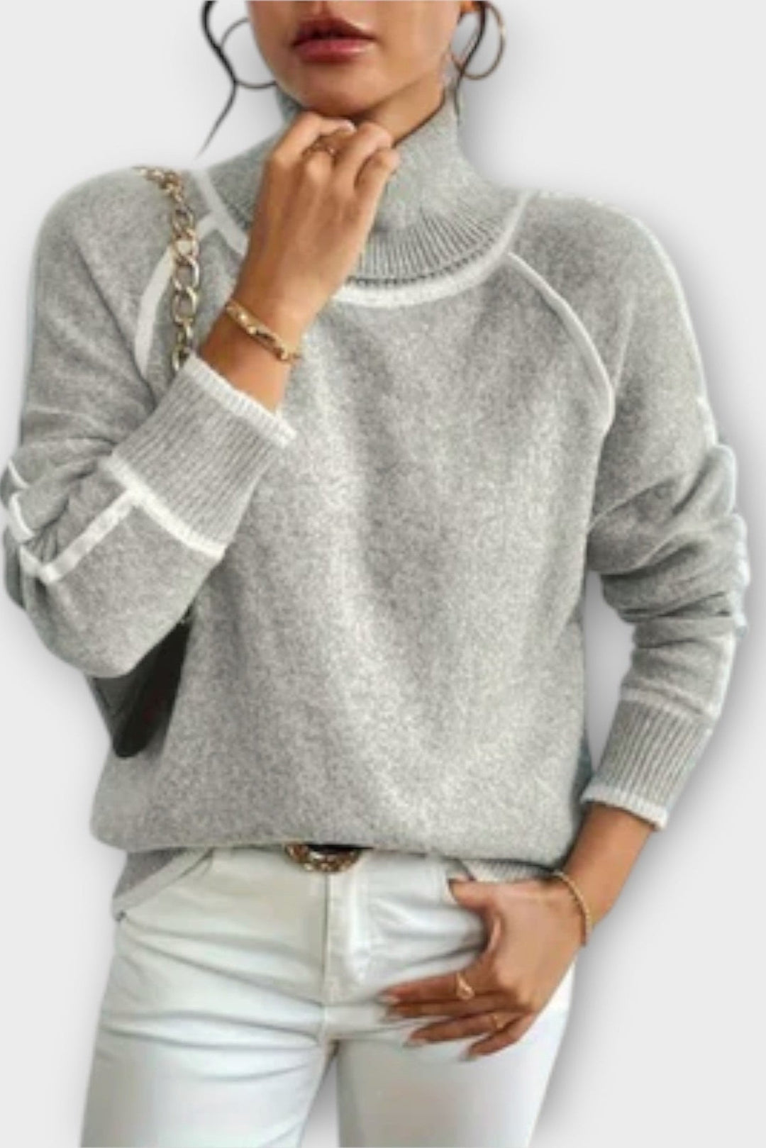 Sabrina™ Pull à col montant