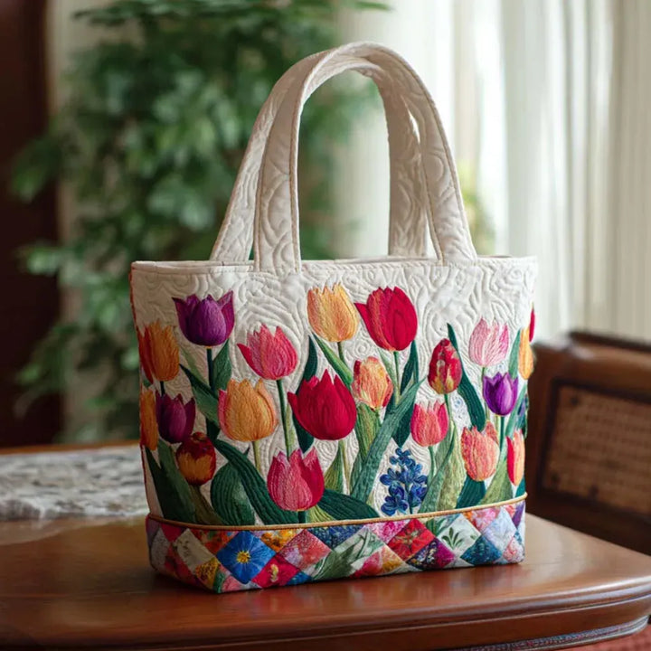 Sac en forme de tulipe matelassé