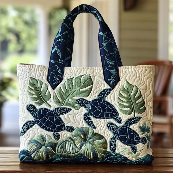 Sac tote avec rembourrage - Cadeau de la tortue de mer