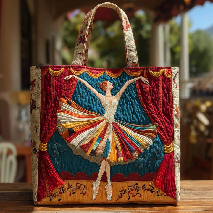 Sac Matelassé - Élégante Danseuse de Ballet