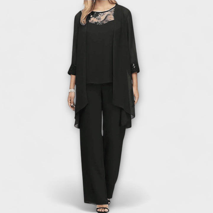 Constance - Ensemble de 3 pièces avec cardigan