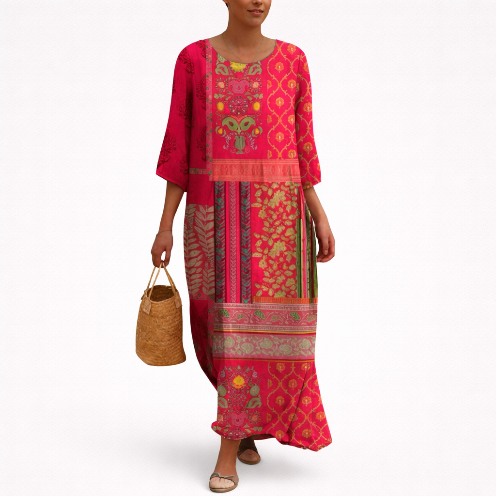 Iris - Robe longue fluide chic et confortable