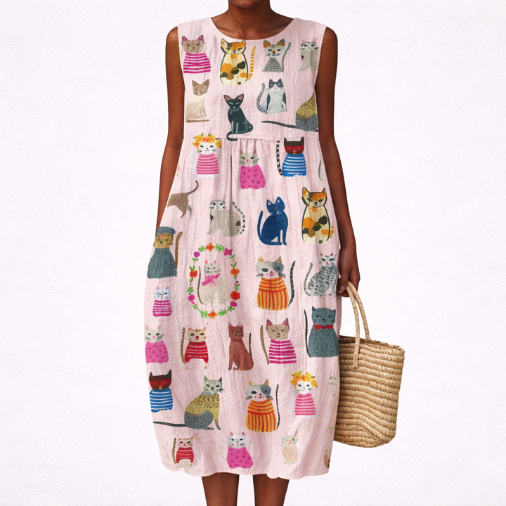 Océane - Robe d’Été Confortable Sans Manches