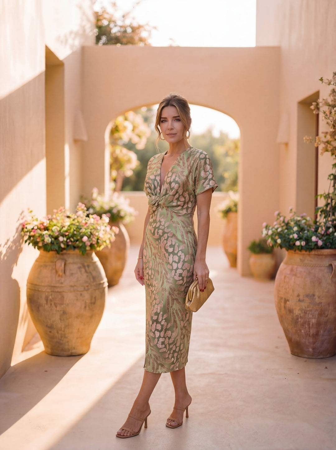 Giulia – Robe élégante en tissu léger et fluide