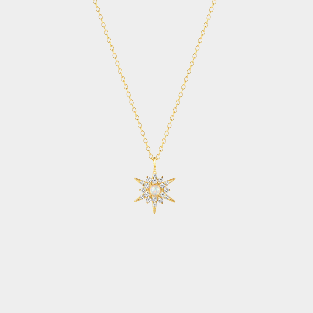 Amélie – Délicat collier en argent avec pendentif rond