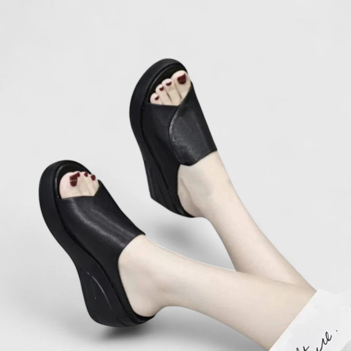 Celionette | Sandales Orthopédiques à Talon Compensé