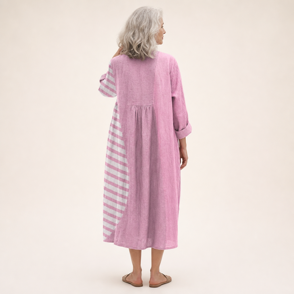 Nadine - Robe d’Été Imprimée Flatteuse