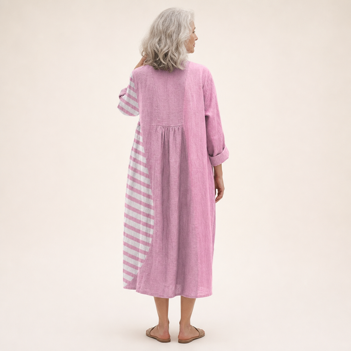 Nadine - Robe d’Été Imprimée Flatteuse