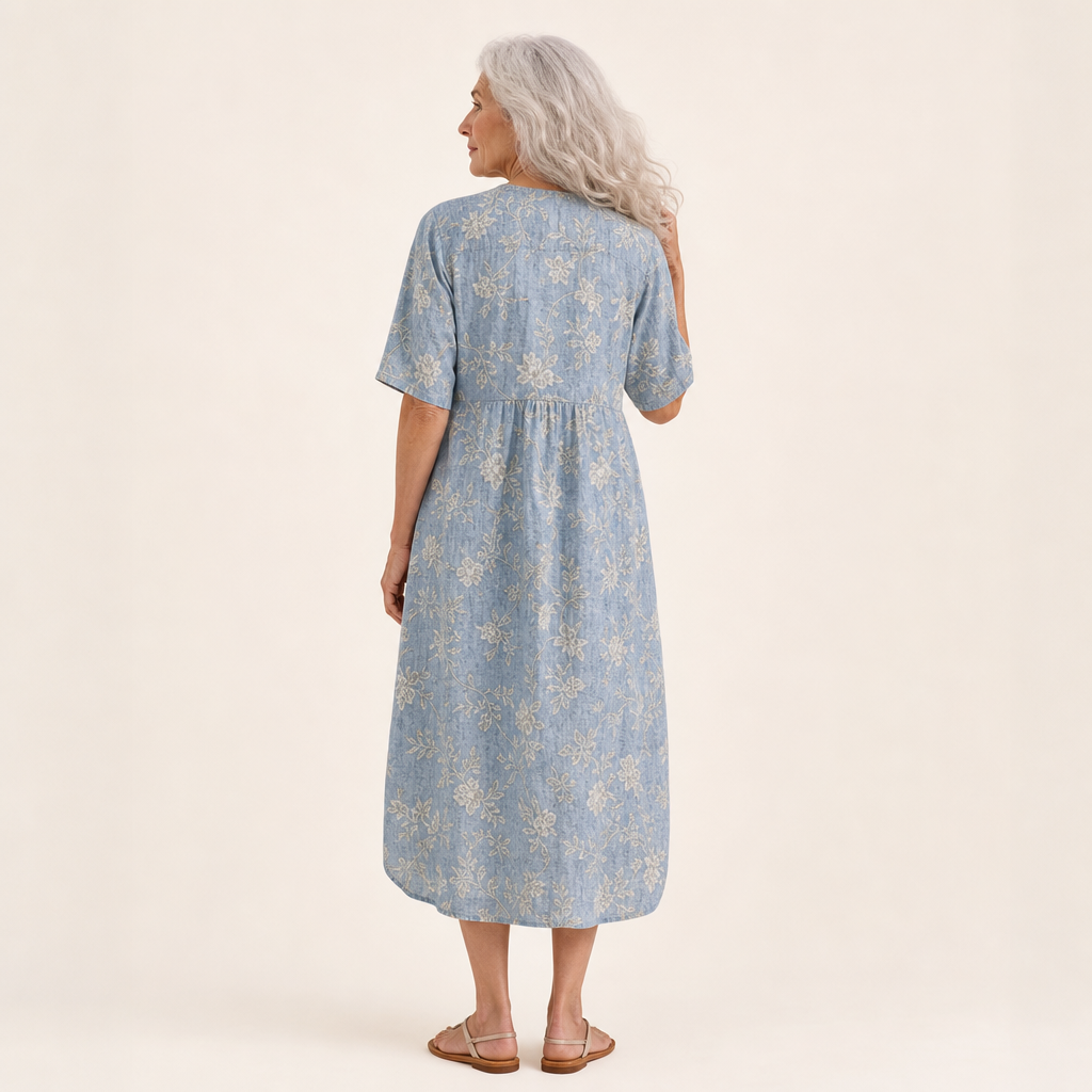 Line - Robe d’Été Imprimée Flatteuse