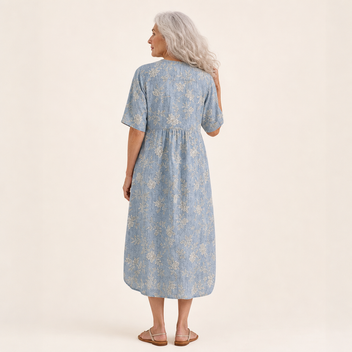 Line - Robe d’Été Imprimée Flatteuse