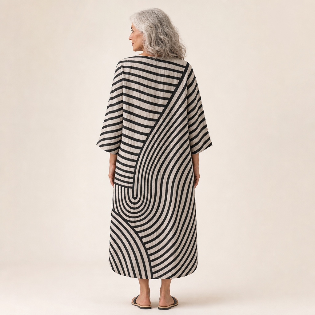 Lila - Robe d’Été Imprimée Flatteuse