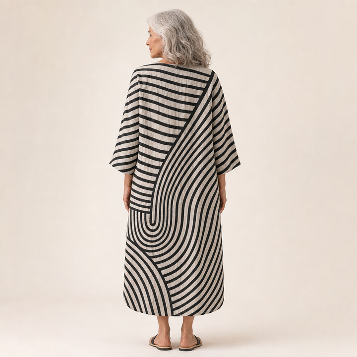 Lila - Robe d’Été Imprimée Flatteuse