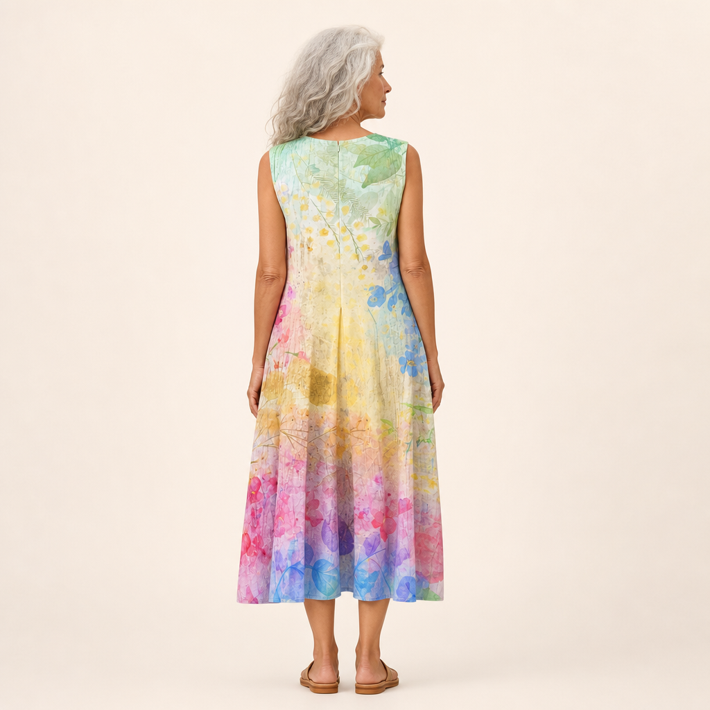 Laurine -  Robe d’Été Confortable Sans Manches
