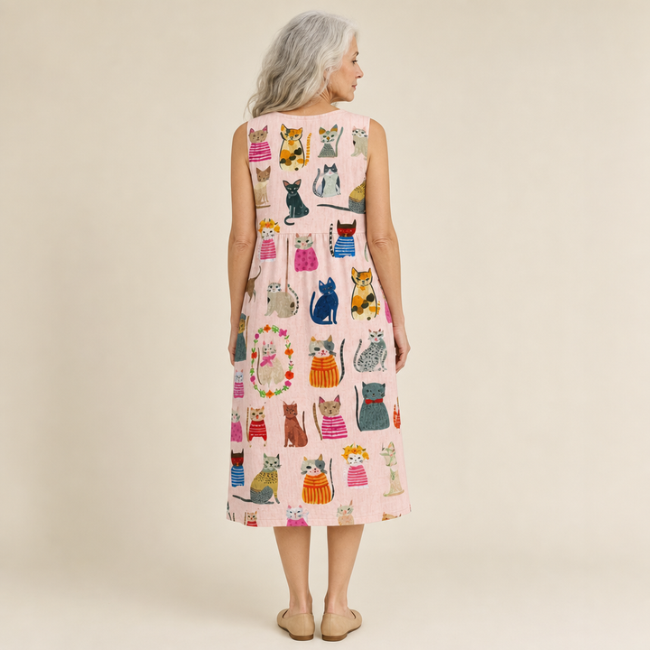 Océane - Robe d’Été Confortable Sans Manches