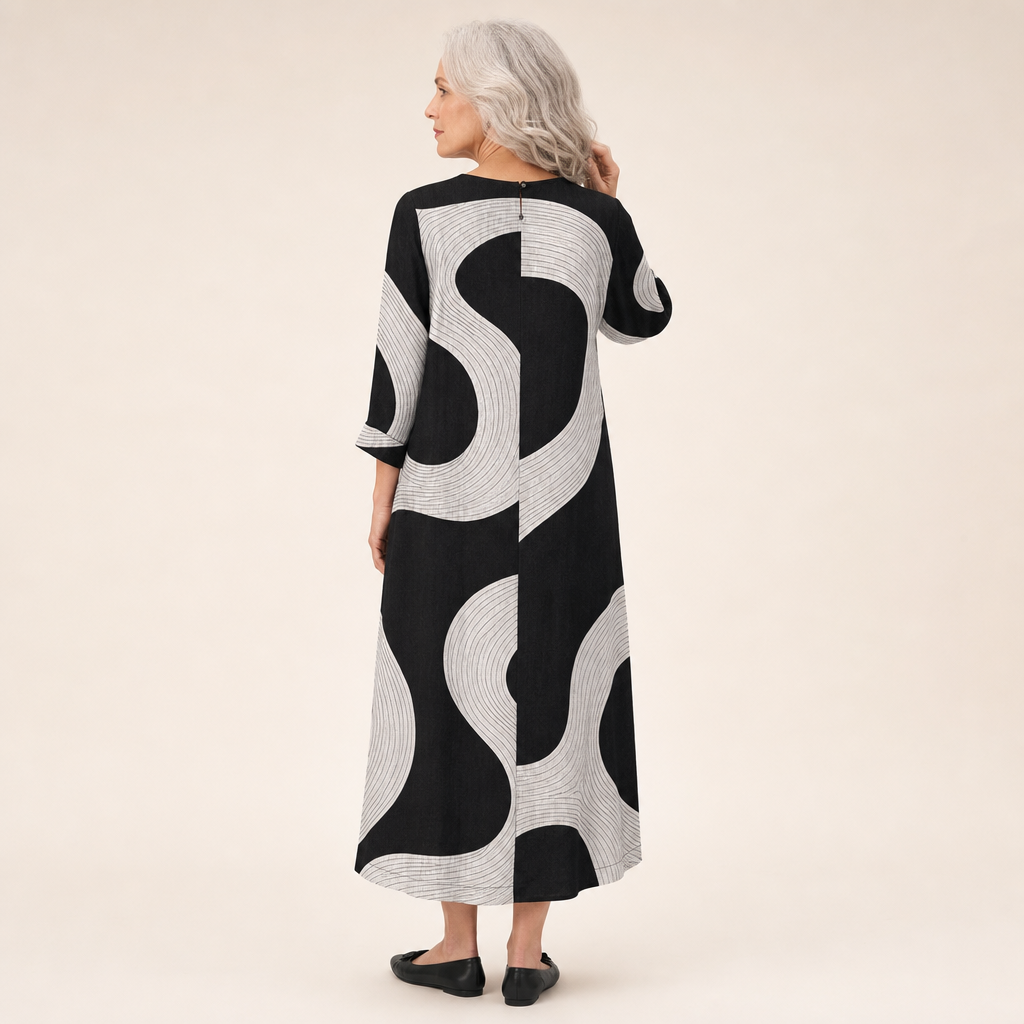 Ophélie - Robe d’Été Imprimée Flatteuse