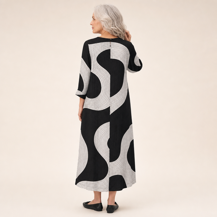 Ophélie - Robe d’Été Imprimée Flatteuse