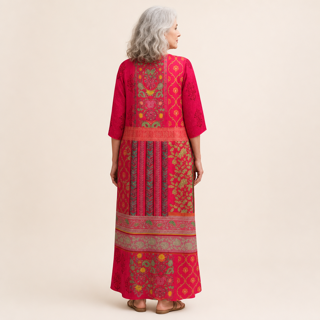 Iris - Robe longue fluide chic et confortable