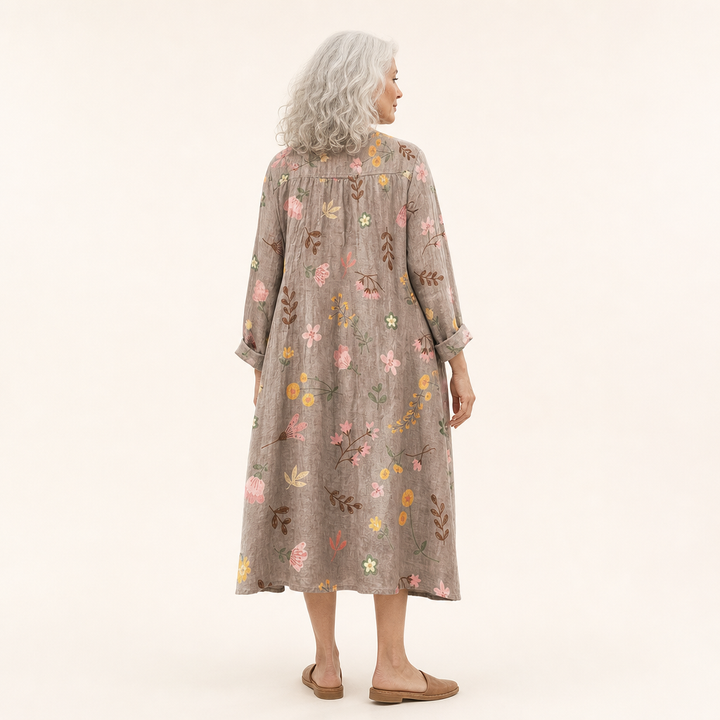 Maëlys - Robe d’Été Imprimée Flatteuse